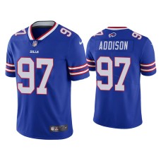 Buffalo Bills #97 Mario Addison Vapor Limited Royal Jersey