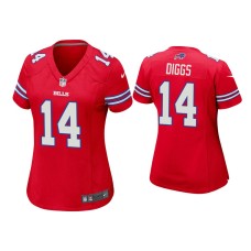 Women's Buffalo Bills #14 Stefon Diggs Red Game Jersey