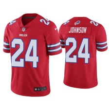 Buffalo Bills #24 Color Rush Limited Taron Johnson Red Jersey