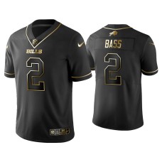 Buffalo Bills #2 Golden Edition Vapor LimitedTyler Bass Black Jersey