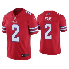 Buffalo Bills #2 Color Rush Limited Tyler Bass Red Jersey