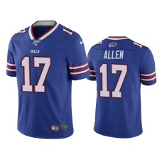 Buffalo Bills #17 100th Season Josh Allen Royal Limited Jersey