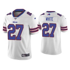 Buffalo Bills #27 Tre'Davious White 100th Season White Vapor Limited Jersey