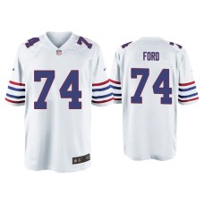 Buffalo Bills #74 Cody Ford White Alternate Game Jersey