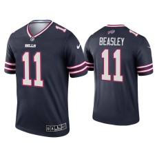 Buffalo Bills #11 Cole Beasley Navy Inverted Legend Jersey