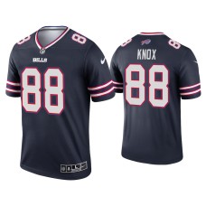 Buffalo Bills #88 Dawson Knox Navy Inverted Legend Jersey