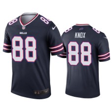 Buffalo Bills #88 Dawson Knox Navy Inverted Legend Jersey