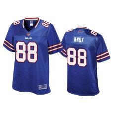 Women's Buffalo Bills #88 Dawson Knox Royal Pro Line Jersey