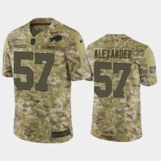 Buffalo Bills #57 Lorenzo Alexander Salute to Service Limited Jersey - Camo