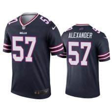 Buffalo Bills #57 Lorenzo Alexander Navy Inverted Legend Jersey