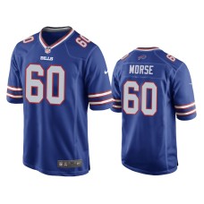 Buffalo Bills #60 Mitch Morse Royal Game Jersey