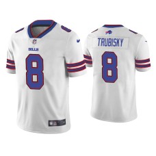 Buffalo Bills #10 Mitchell Trubisky Vapor Limited White Jersey