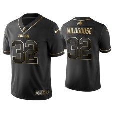 Buffalo Bills #32 Golden Edition Vapor LimitedRachad Wildgoose Black Jersey