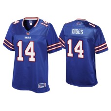 Women's Buffalo Bills #14 Stefon Diggs Royal Pro Line Jersey