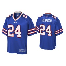 Buffalo Bills #24 Taron Johnson Royal Pro Line Jersey