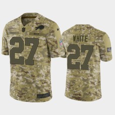 Buffalo Bills #27 Tre'Davious White Salute to Service Limited Jersey - Camo