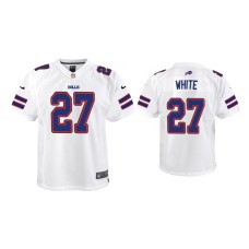 Buffalo Bills #27 Youth Tre'Davious White White Game Jersey