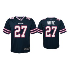 Buffalo Bills #27 Youth Tre'Davious White Navy Inverted Game Jersey