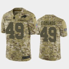 Buffalo Bills #49 Tremaine Edmunds Salute to Service Limited Jersey - Camo