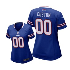 Women's Buffalo Bills Royal Custom Game Jersey