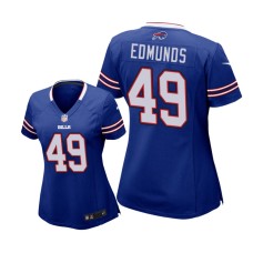 Women's Buffalo Bills #49 Royal Tremaine Edmunds Game Jersey