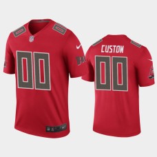 Men's Tampa Bay Buccaneers #0 Custom Red Nike legend color rush Jersey