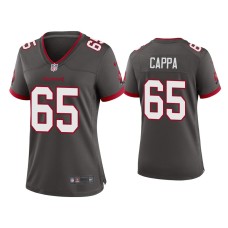 Women's Tampa Bay Buccaneers #65 2020 Alex Cappa Pewter Game Jersey