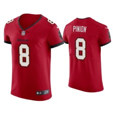 Men's Tampa Bay Buccaneers #8 2020 Bradley Pinion Red Vapor Elite Jersey