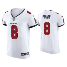 Men's Tampa Bay Buccaneers #8 2020 Bradley Pinion White Vapor Elite Jersey