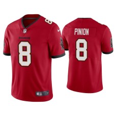 Men's Tampa Bay Buccaneers #8 2020 Bradley Pinion Red Vapor Limited Jersey