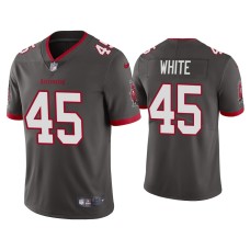 Men's Tampa Bay Buccaneers #45 2020 Devin White Pewter Vapor Limited Jersey