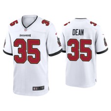 Men's Tampa Bay Buccaneers #35 2020 Jamel Dean White Game Jersey