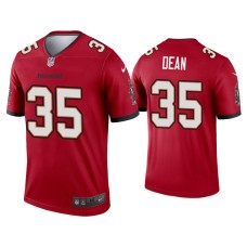 Men's Tampa Bay Buccaneers #35 2020 Jamel Dean Red Legend Jersey