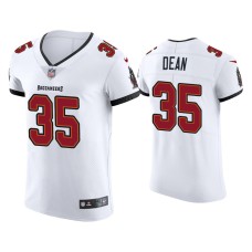 Men's Tampa Bay Buccaneers #35 2020 Jamel Dean White Vapor Elite Jersey