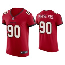 Men's Tampa Bay Buccaneers #90 2020 Jason Pierre-Paul Red Vapor Elite Jersey