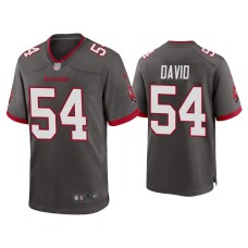 Men's Tampa Bay Buccaneers #54 2020 Lavonte David Pewter Game Jersey