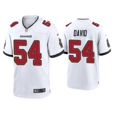 Men's Tampa Bay Buccaneers #54 2020 Lavonte David White Game Jersey