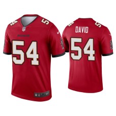 Men's Tampa Bay Buccaneers #54 2020 Lavonte David Red Legend Jersey