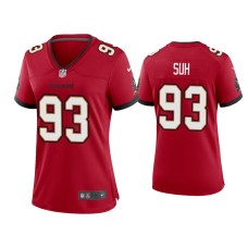 Women's Tampa Bay Buccaneers #93 2020 Ndamukong Suh Red Game Jersey