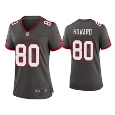 Women's Tampa Bay Buccaneers #80 2020 O.J. Howard Pewter Game Jersey