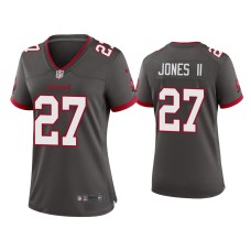 Women's Tampa Bay Buccaneers #27 2020 Ronald Jones II Pewter Game Jersey