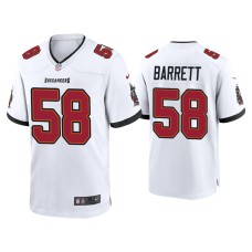 Men's Tampa Bay Buccaneers #58 2020 Shaquil Barrett White Game Jersey