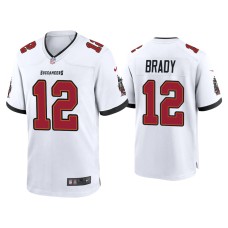 Men's Tampa Bay Buccaneers #12 2020 Tom Brady White Game Jersey