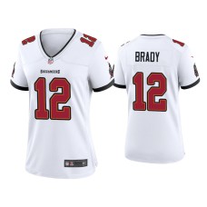 Women's Tampa Bay Buccaneers #12 2020 Tom Brady White Game Jersey