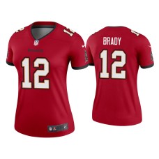 Women's Tampa Bay Buccaneers #12 2020 Tom Brady Red Legend Jersey