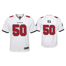 Youth Tampa Bay Buccaneers #50 2020 Vita Vea White Game Jersey