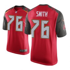 Men's Tampa Bay Buccaneers #76 Red Donovan Smith Nike Game Jersey