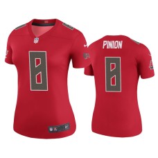 Women's Tampa Bay Buccaneers #8 Color Rush Legend Bradley Pinion Red Jersey