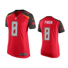 Women's Tampa Bay Buccaneers #8 Bradley Pinion Red Game Jersey