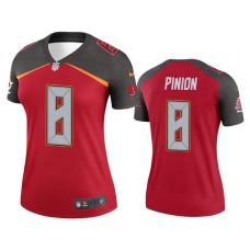 Women's Tampa Bay Buccaneers #8 Bradley Pinion Red Legend Jersey